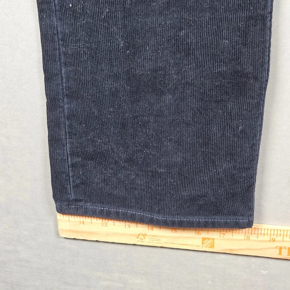 Polo Ralph Lauren Corduroy Pants Mens 34x32 Navy Blue Straight Leg 5-Pocket